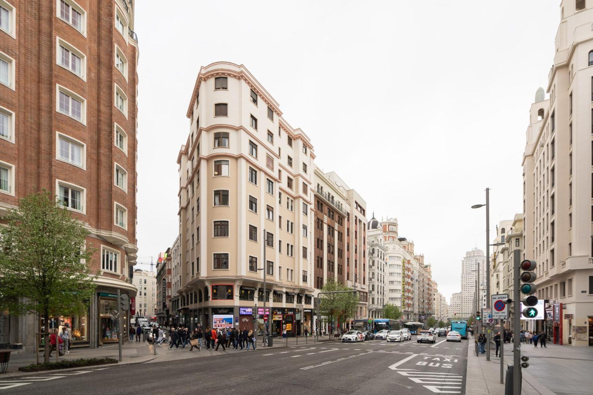 Apartamento Reformado Para 6 Personas En Plena Gran Via Alquiler Temporal Madrid Exteriér fotografie
